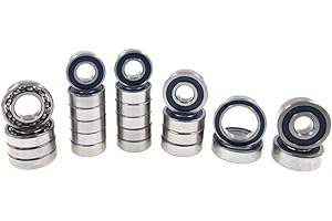 TRB RC Axial Capra Currie F9 Front & Rear Axle Ball Bearing Set (24)