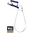 Rogue Endeavor® Fish Stringer Clip, Large, Stainless Construction, Quick Release 36” Steel Core Lanyard, Designed for Spearfishing, Kayak Fishing & Scuba Diving and All Fish Types