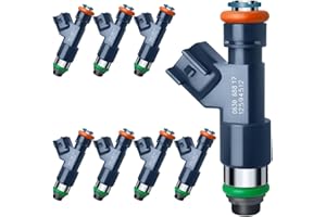 SeyPon Set of 8 Upgraded 12594512 Fuel Injectors Fit for Chevy: Tahoe/Avalanche/Express 1500/Silverado 1500 /Suburban 1500, for GMC: Yukon (& XL 1500)/Savana 1500/Sierra 1500, V8 5.3L 2007-2009