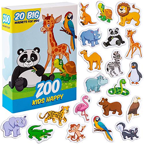 MAGDUM ZOO animal for kids real LARGE fridge for
