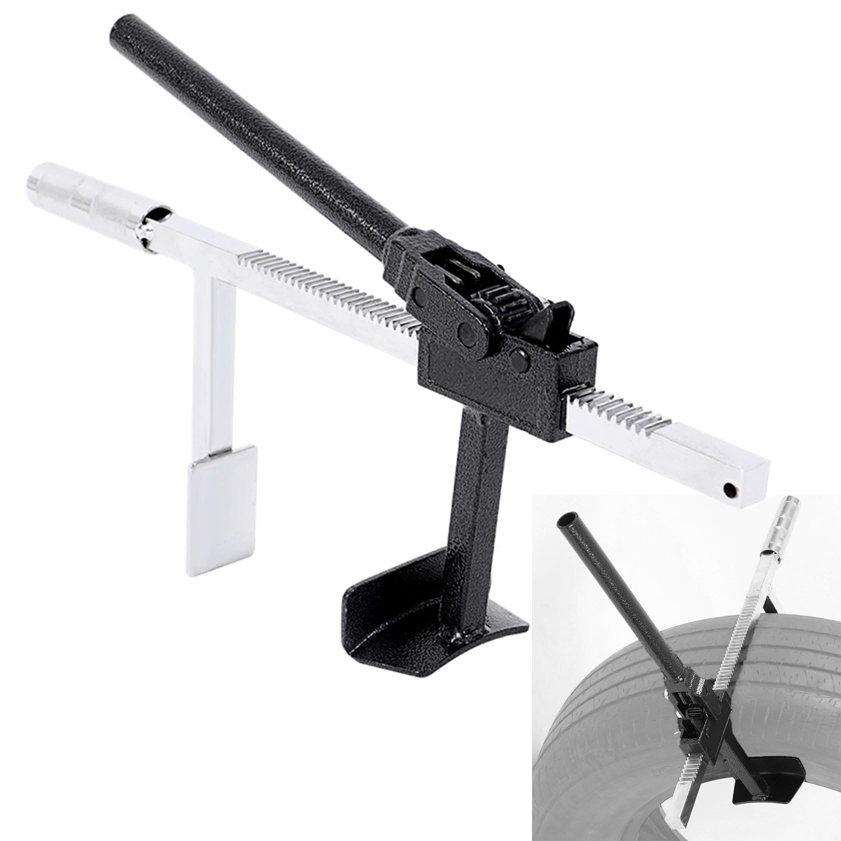 Photo 1 of RQG Tire Bead Breaker, for Manual Motorcycle Tire Changer, Bead Breaker, for Car Truck Motorcycle 5.00-12.00 Tubeless Tire Removal Changing Tool Machine