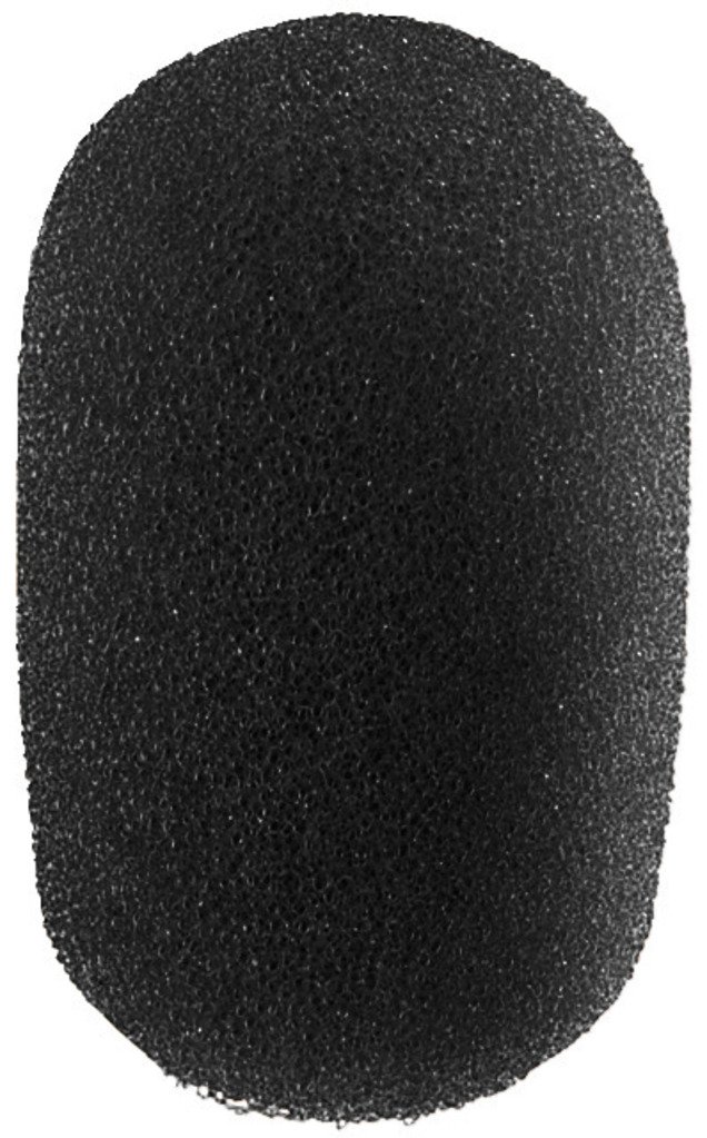 Monacor 23.5430 17x29mm Foam Microphone Windshield - Black