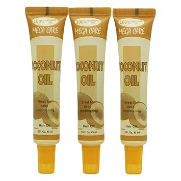 Amazon Com Sunflower Cosmetics Mega Care Tube Hair Oil 1 5oz 3