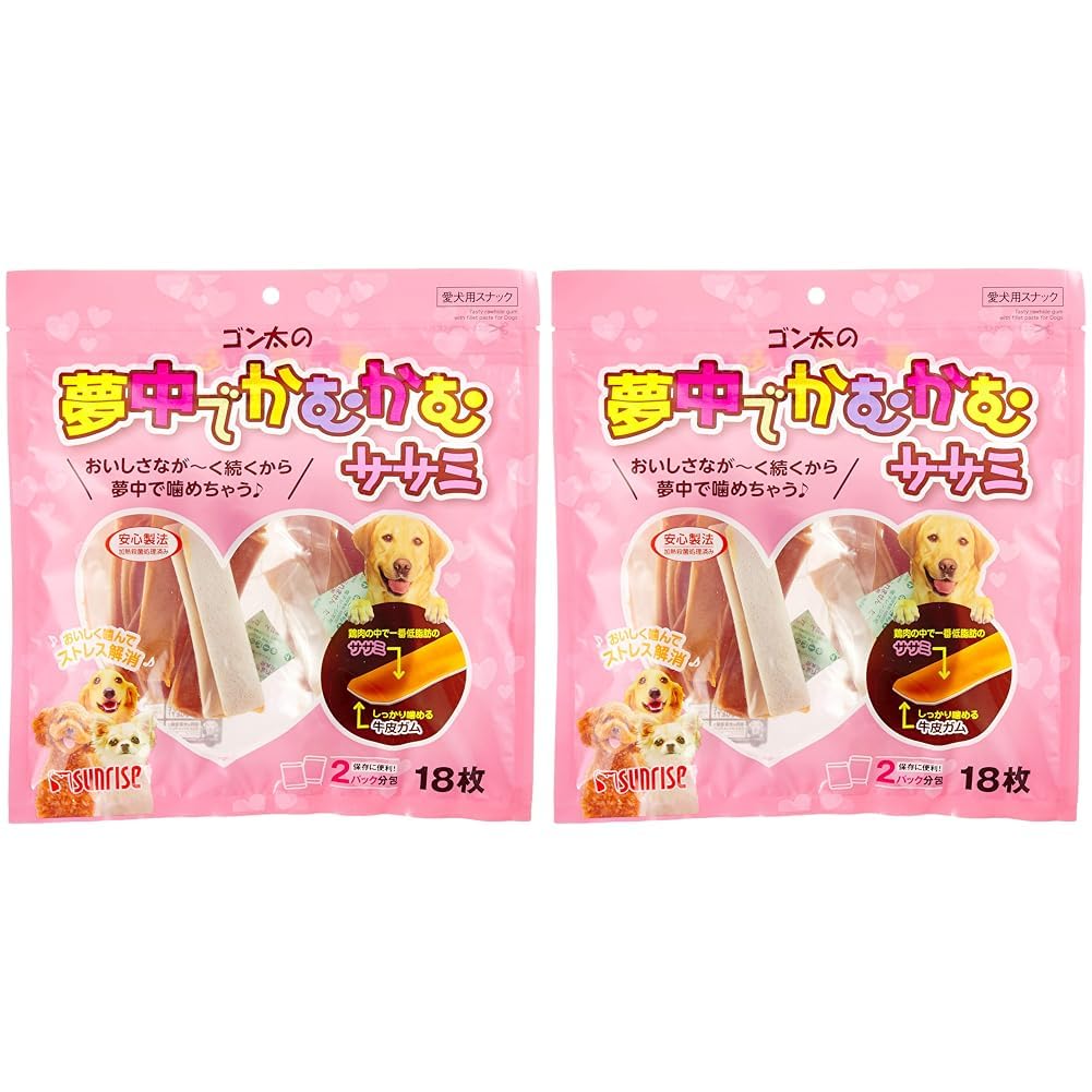 ゴン太の夢中でかむかむ ササミ 18枚 18個 (x 2)商品画像