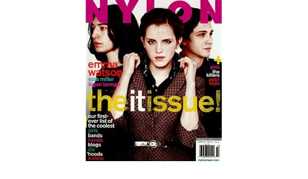Nylon Magazine Oct 2012 Emma Watson Ezra Miller And Logan