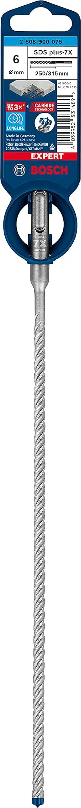 Bosch EXPERT SDS plus-7X Hammer Drill Bit 6 mm reinforced concrete view 2