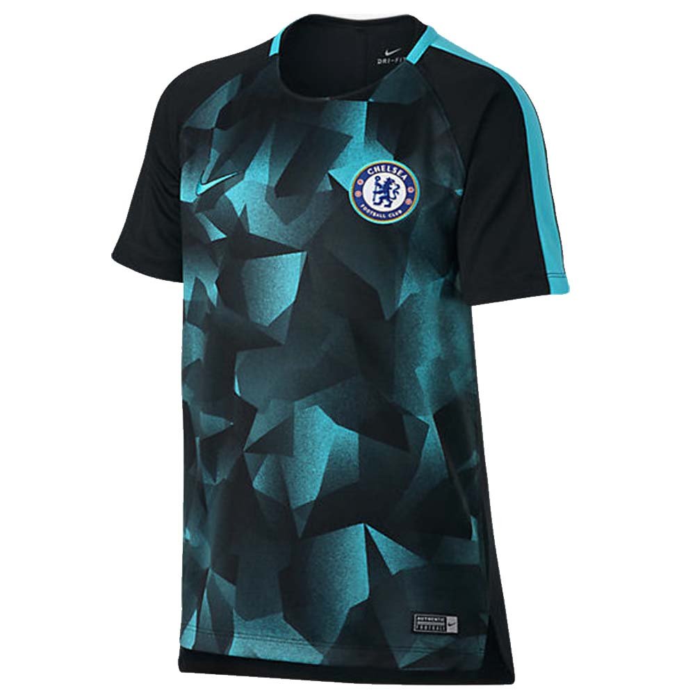 NIKE Chelsea FC Youth Dry Squad Top Black