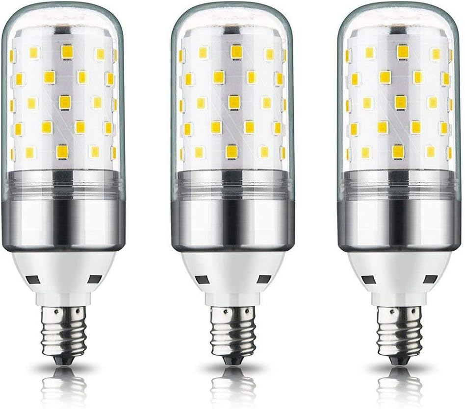 Light.Key 3 pcs Pack Dimmable 10W E12 LED Candelabra Bulb,100W