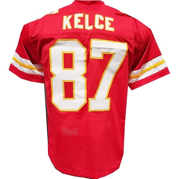 Amazon.com: Travis Kelce Kansas City Chiefs #87 Red Youth Home