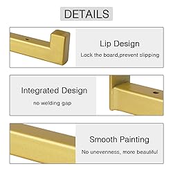 OVOV 6 Pack Heavy Duty Shelf Brackets Wall Mounted