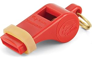 SportDOG Brand Roy's Commander Whistle - The Cold Weather Whistle with Rubber Grip - Hunting Dog Training - Red