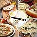 Rolling Pin Spacers French Rolling Pins With 3 Removable Adjustable Thickness Rings Dough Roller for Baking Dough, Pizza, Pie, Pastries, Pasta and Cookies