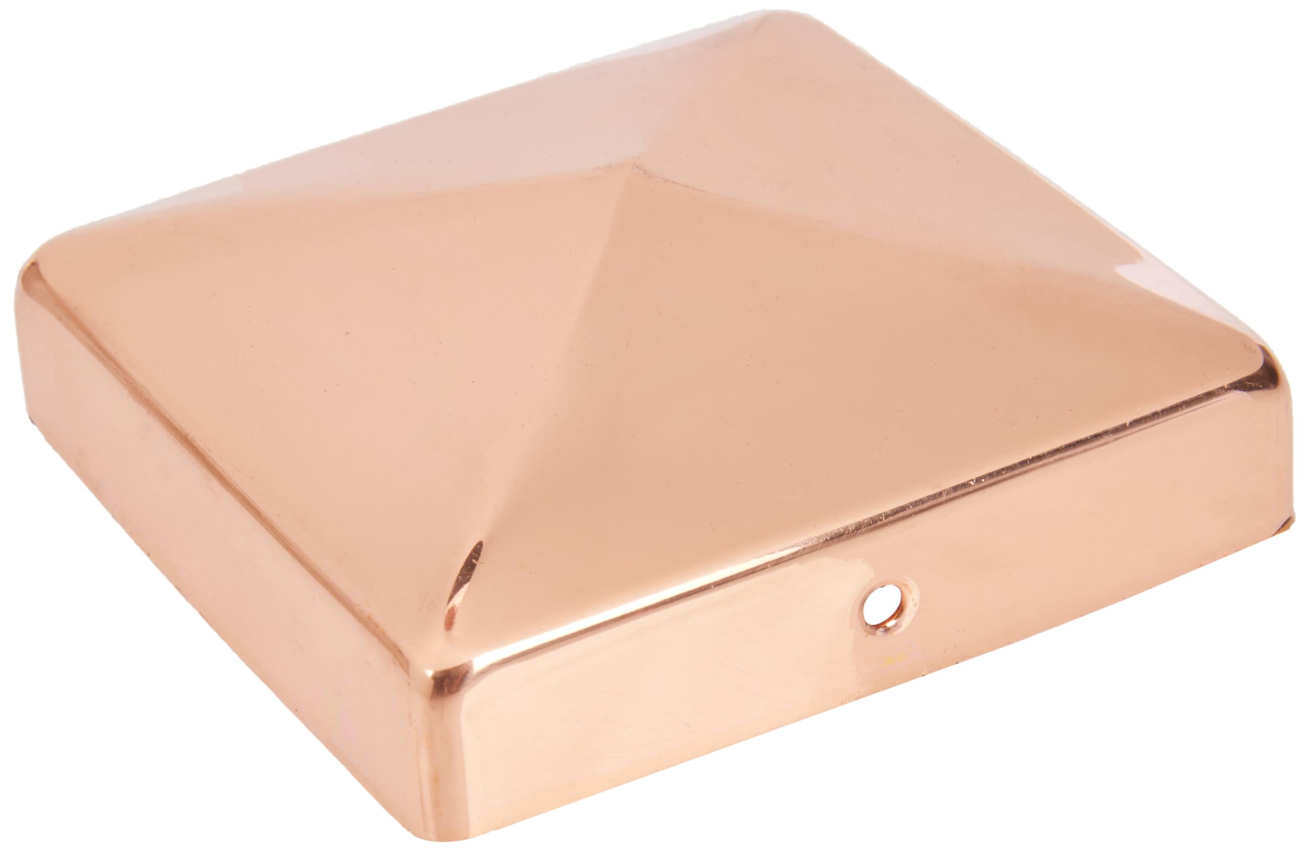 Post Cap for Wooden Posts Flat Shape 90 x 90 mm / 1 STK. Material: Kupfer