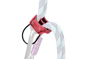 AOKWIT Professional 25KN Rappel ATC Belay Device Aluminum V-grooved Rock Climbing Belay Device Rappelling Descender Safety Equipment