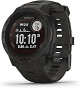 Garmin Instinct Solar Rugged Outdoor Smartwatch Graphite Built-in GPS Health