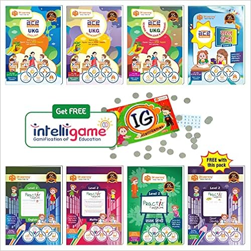 buy ukg kids 4 6 years 656 pages 8 books ace early learning activity worksheets writing practice upper kindergarten school all in one english mathematics hindi general knowledge evs pp 2
