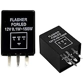 iJDMTOY 4-Pin EP29 Hyperflash Fix LED Flasher for Automotive Lights | Fits Various 1999-2005 GM Vehicles, 4-Prong EP-29 Electronic Relay Module, Turn Signal LED Bulb Rapid Blink Bypass