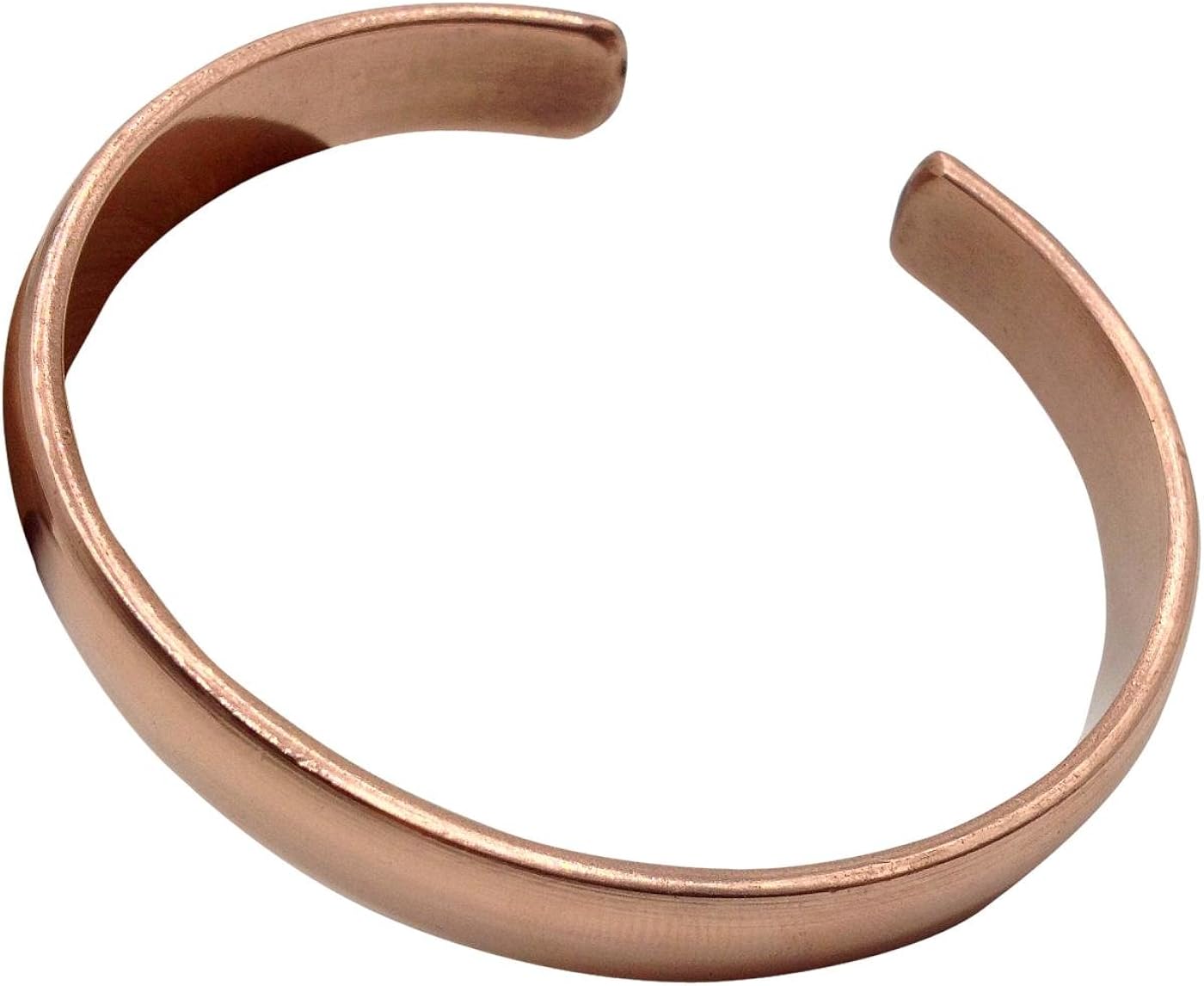 Healing Lama Hand Forged 100% Copper Bracelet. Unisex, Made with Solid and High Gauge Pure Copper. Helps Reducing the Joint Pain and Stiffness, Joint Related Inflammation and Skin Allergies. (Plain): Clothing