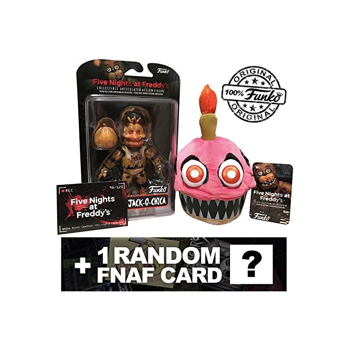 Buy Funko Five Nights At Freddy S Jack O Chica Nightmare Cupcake Exclusive Plush Doll Chica Action Figure Toy Set Bonus Fnaf Card Online At Desertcart India
