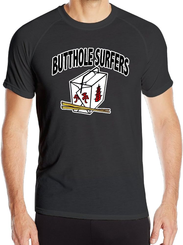 Whittierjenny222 Man Butthole Surfers Vintage Rare T-Shirt Printing Sports Shirts Sportstyle Jogging Shirt Quick-Dry Shirt