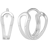 Silpada 'Modern Silhouette' Sterling Silver Huggie Hoop Earrings