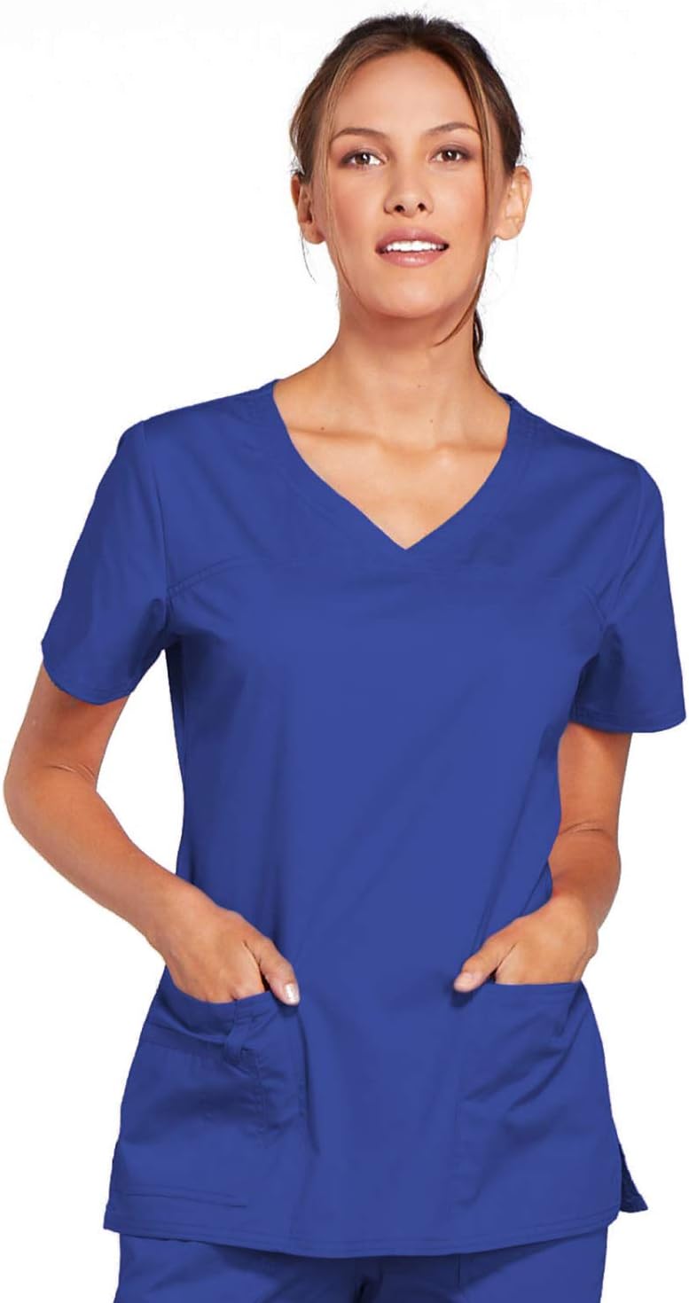 Smart UniformWorkwear V-Neck Scrub Top