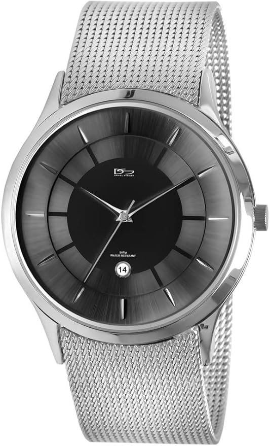 Daniel Steiger Metropolitan Steel Black Dial Men's Watch