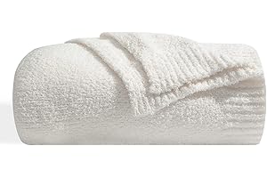bearberry Super Soft Fluffy Throw Blanket Lightweight Cozy Warm Throw Blankets for Couch Bed Sofa All Season(Cream, 50”x60”)