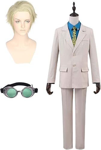 Amazon 団子のhachi 呪術廻戦 七海建人 ナナミン Cosplay コスプレ コスチューム ウィッグ 学園祭 文化祭 イベント 服 ウィッグ 女l コスプレ 仮装 通販