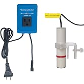 Gionatio Aquarium Safety Switch For Auto Top Off System Failed,High Water Level Power-Off Switch,Saltwater Fish Tank Automatic Water Level Contrtoller,Pump Control,Prevent Water Overflow
