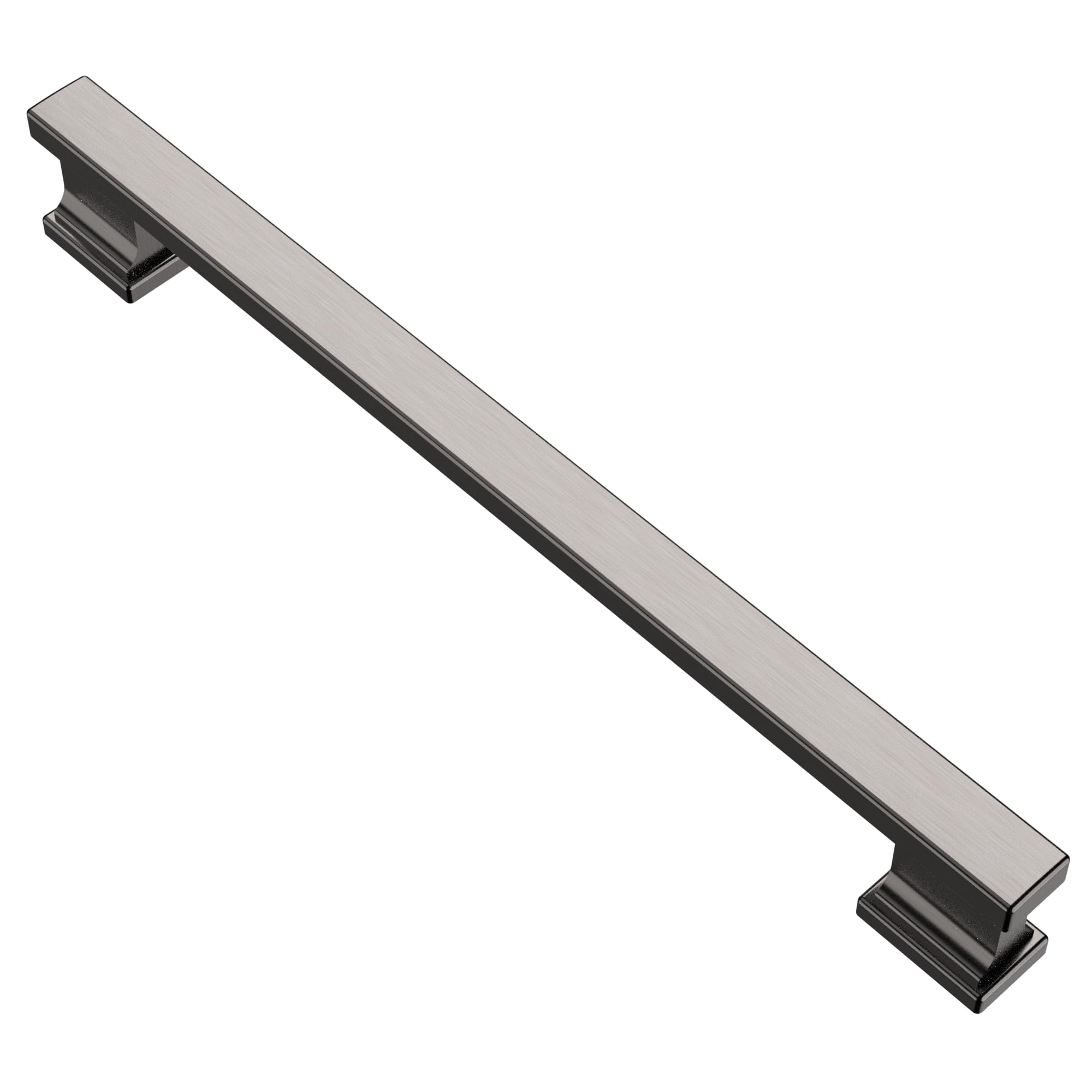 Photo 1 of Alzassbg 10 Pack Brushed Black Nickel Cabinet Pulls, 7-1/2 Inch(192mm) Hole Centers Kitchen Cabinet Handles for Cabinets and Drawers AL3061BBN