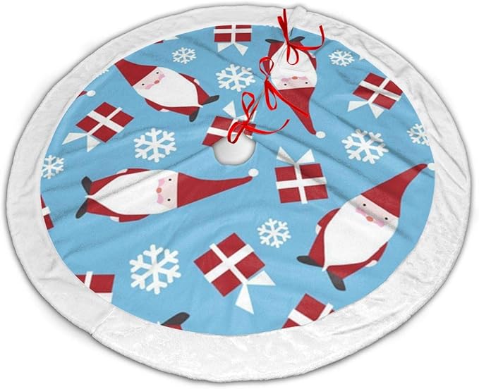 Christmas Holiday Danish Christmas Tree Skirt Decoration For Merry