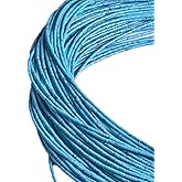 Asingeloo 2X4mm Natural Blue Stripe Turquoise Tube Stone Beads Cylinder Column Bar Semi Precious Gemstone Beads for Jewelry Making Strand 15 Inch Crystal Enery Healing Power