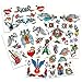 Rock Star Stickers and Tattoos Party Favors Pack (More Than 40 Rocker Stickers and 50 Rocker Temporary Tattoos)