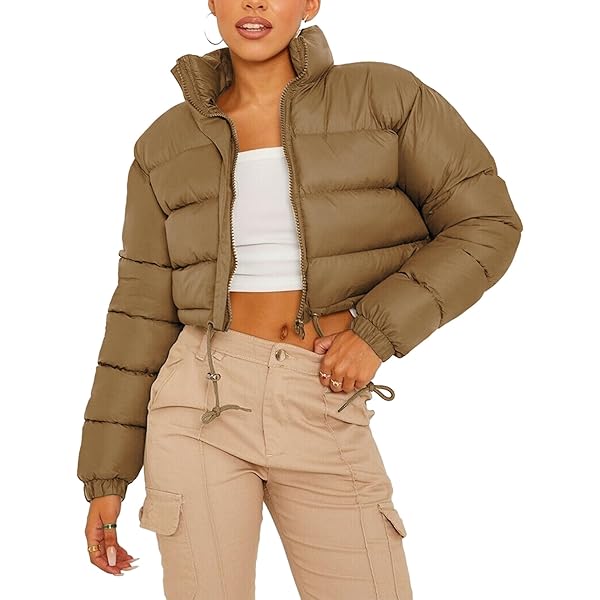 Amazon.com: COZYPOIN Women Lightweight Quilted Down Jacket Stand