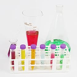 BIPEE Plastic Test Tube Rack, 60 Holes，Test Tube