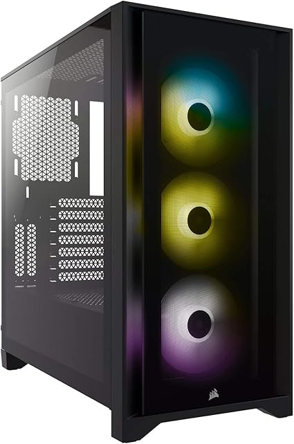 Amazon Corsair Icue 4000x Rgb 強化ガラス製ミドルタワー Atx Pcケース ブラック Cc Ww Cs7977 Corsair パソコン 周辺機器 通販