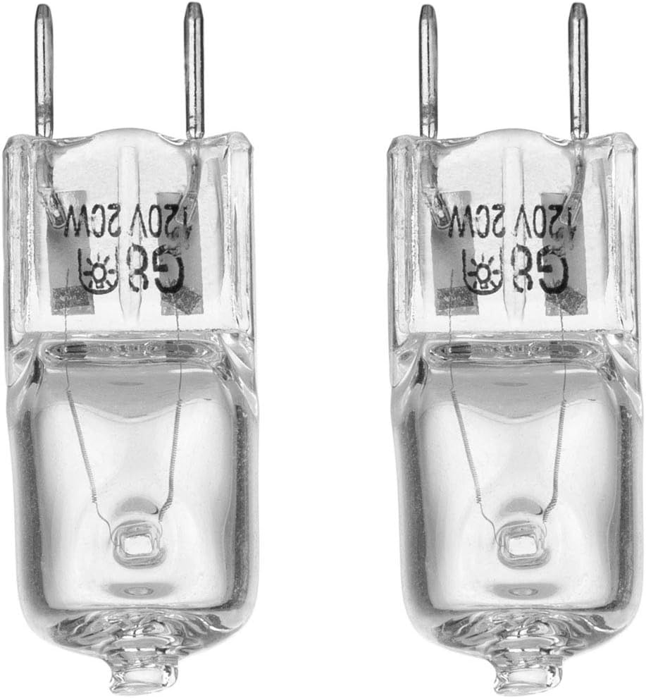 Light Bulb for GE Microwave Oven - Halogen Light Bulb Fits for GE Samsung Kenmore Elite Maytag Over the Stove Range Microwave, Night Light/Stove Light Bulb for GE microwave, Replaces WB25X10019, 2Pack: Home Improvement