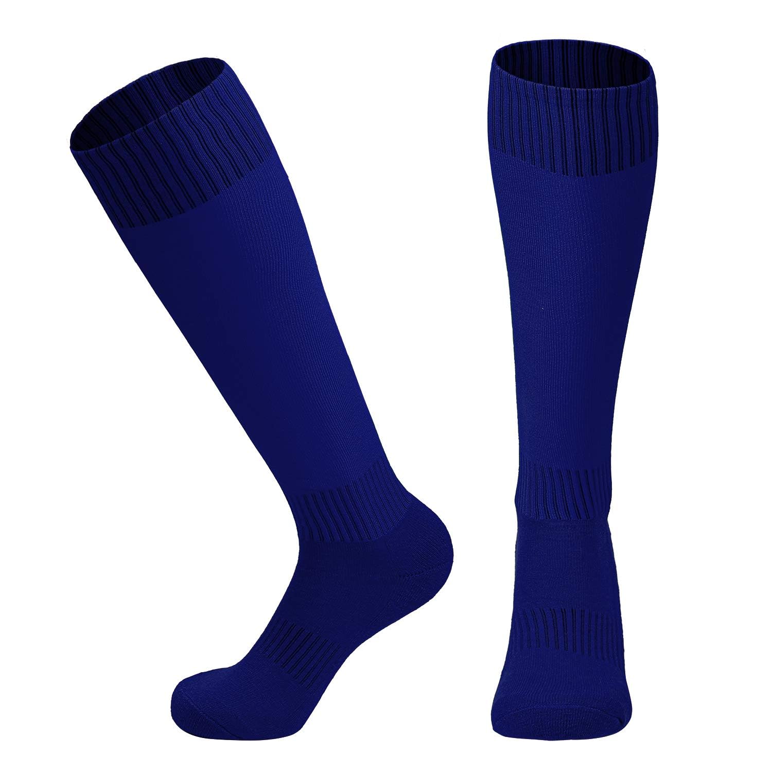 Cooraby 2 Pairs Kids Football Socks Children Sports Football Socks Breathable Sports Training Accessories Socks