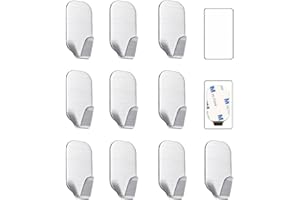 Small Self Adhesive Hooks for Hanging Heavy Duty Stick On Hooks for Wall Sticky Hooks