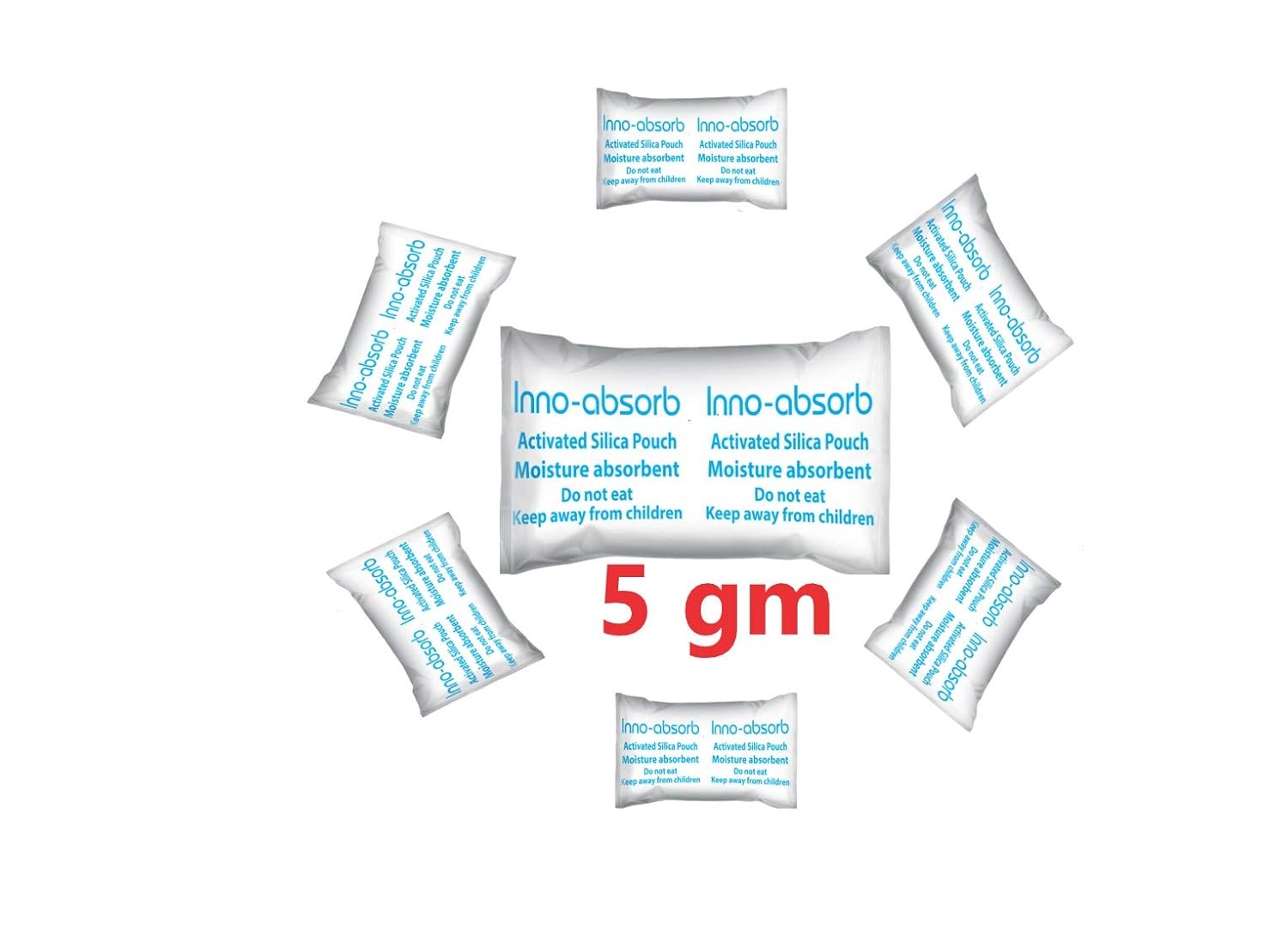 Generic Silica Gel (5gm, Pack of 80, White) Amazon.in Industrial