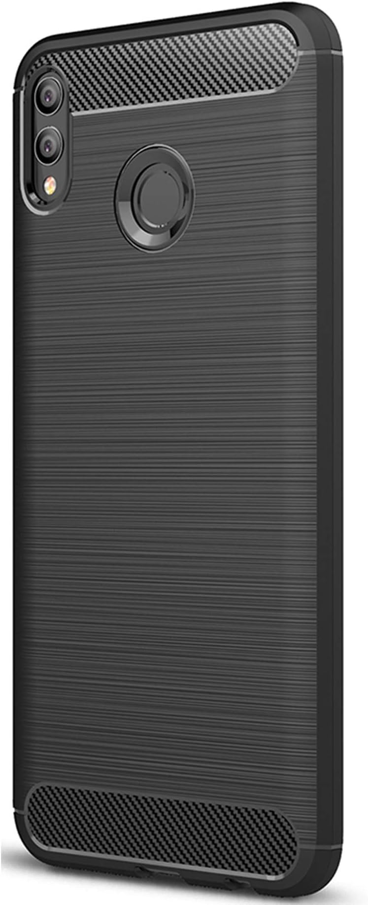 Xigua Huawei Honor 8X MAX Case, Ultra Light Slim Shockproof Carbon Fiber Carbon Fiber [Anti Slip] [Scratch Resistant] Protective Case Cover for Huawei Honor 8X MAX Protective Shell (Black)