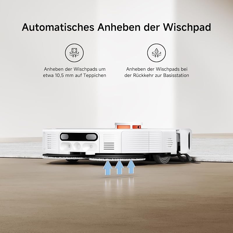 H50 Pro Saugroboter mit Wischfunktion, 15.000 Pa, ausfahrbarer Arm — Foto 8 von 8