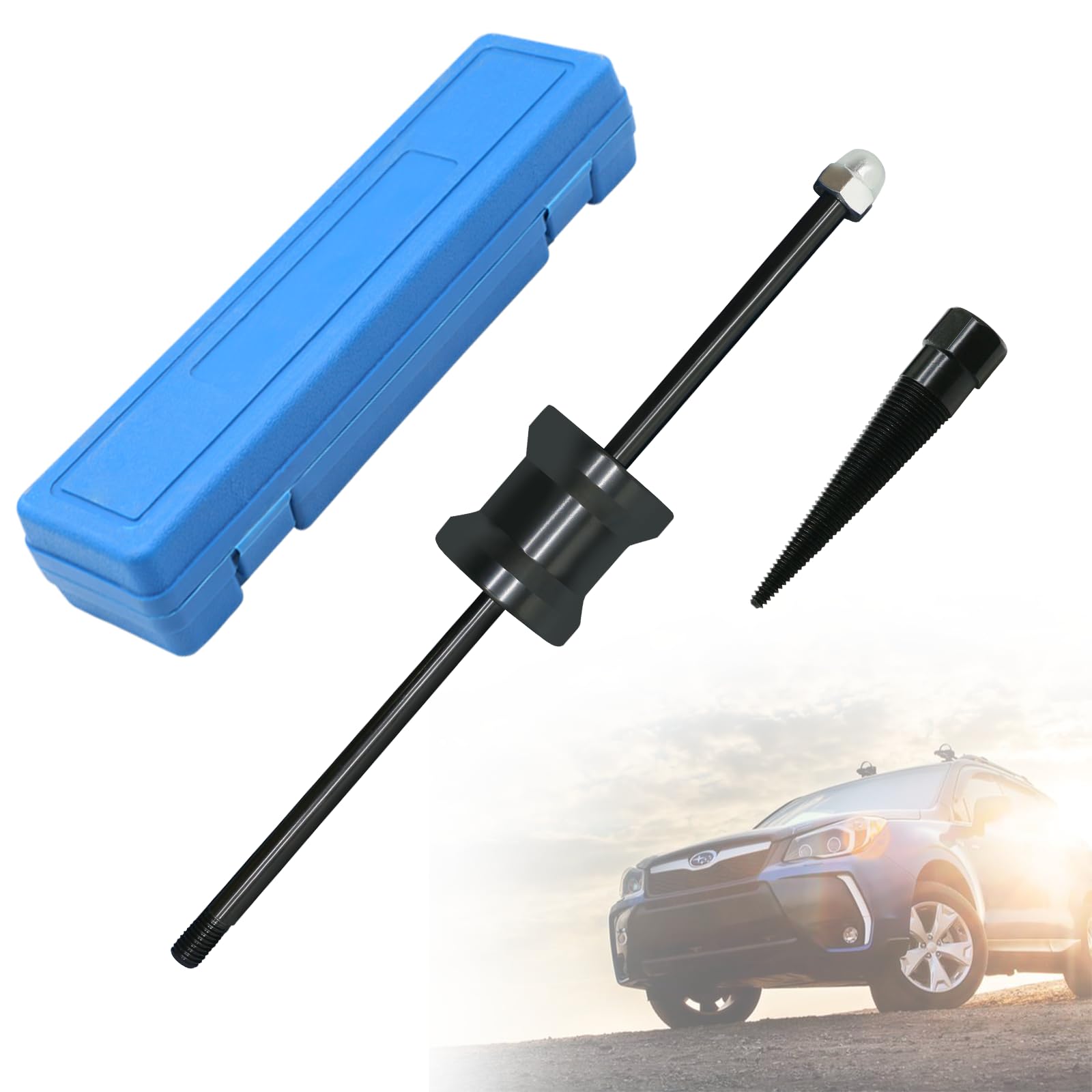 Diesel Injector Seal Puller Tool Set, Remove Sealing Rings (5-15mm) with Slide Hammer