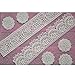 FOUR-C Silicone Lace Molds for Cake Decorating, Rose Cake Decoration Adorable Fondant Cake Decorating Tools Lace Decoration Mat Rose Print Pattern Molds Sugar Craft Tools