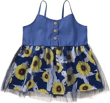 baby sunflower dress