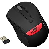 Forestfish 2.4Ghz Wireless Computer Mouse Mini Optical Laser PC Laptop Mice with Nano Receiver, Black