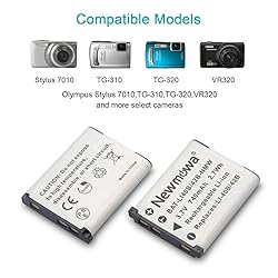 Newmowa Li-42B Replacement Battery (2 Pack) and