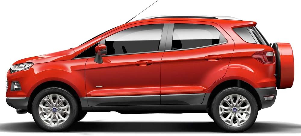 Dawn Enterprises FE-ECO18 Finished End Body Side Molding Compatible with Ford EcoSport - Matte Black (MB)