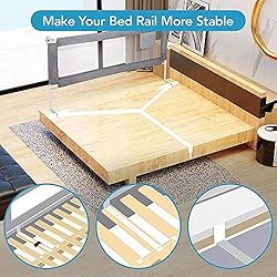 SURPCOS Bed Rails for Toddlers -New Upgraded Extra